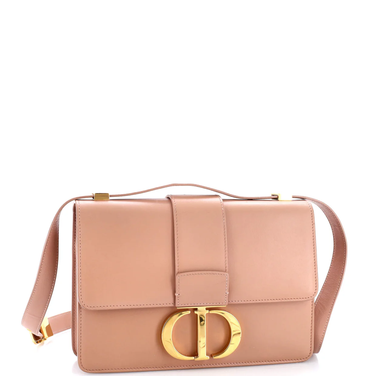 30 Montaigne Flap Bag Leather - Deep Luxury