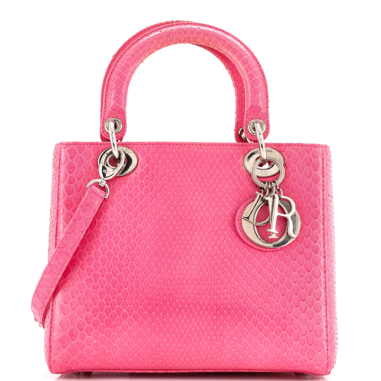 Lady Dior Bag Python Medium - Deep Luxury
