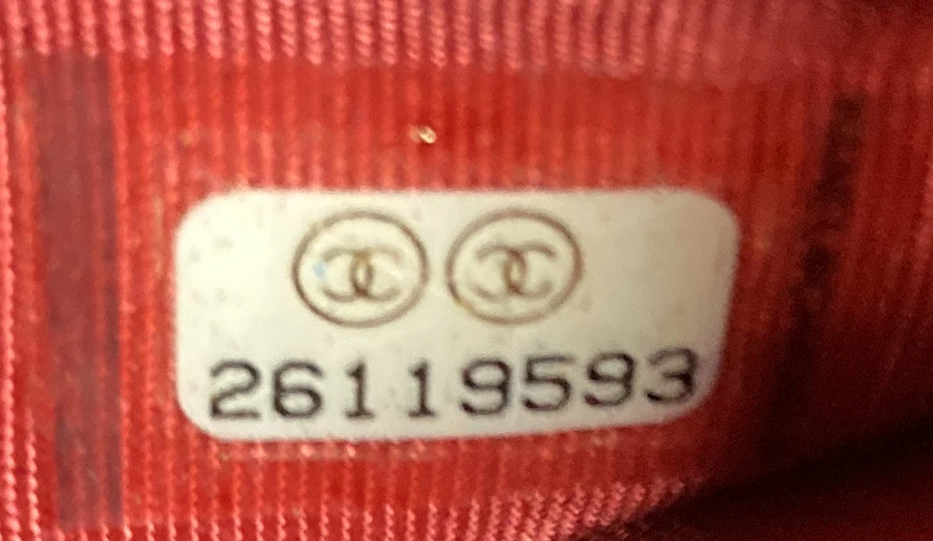 Wallet on Chain Chevron Lambskin with Studded Detail Mini - Deep Luxury