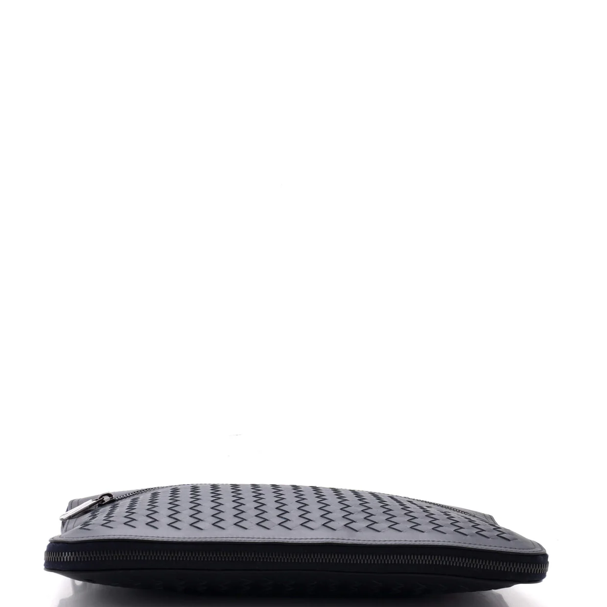 Slim Zip Around Briefcase Intrecciato Nappa - Deep Luxury