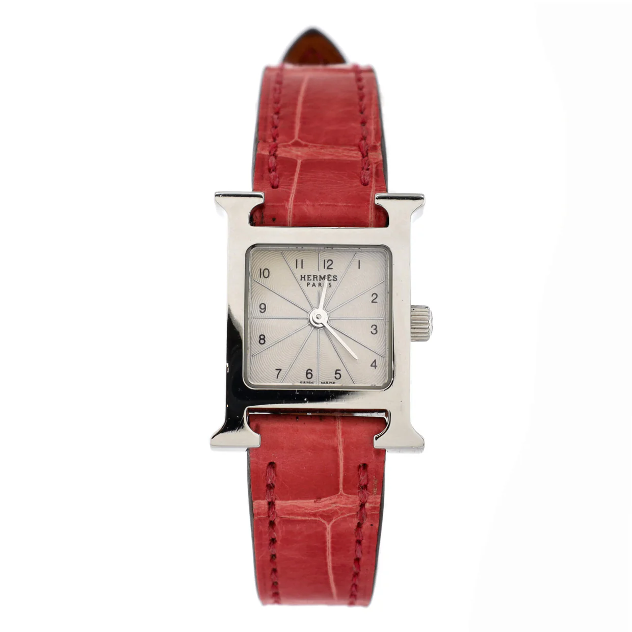 Heure H Quartz Watch Plated Metal and Leather 17 - Deep Luxury