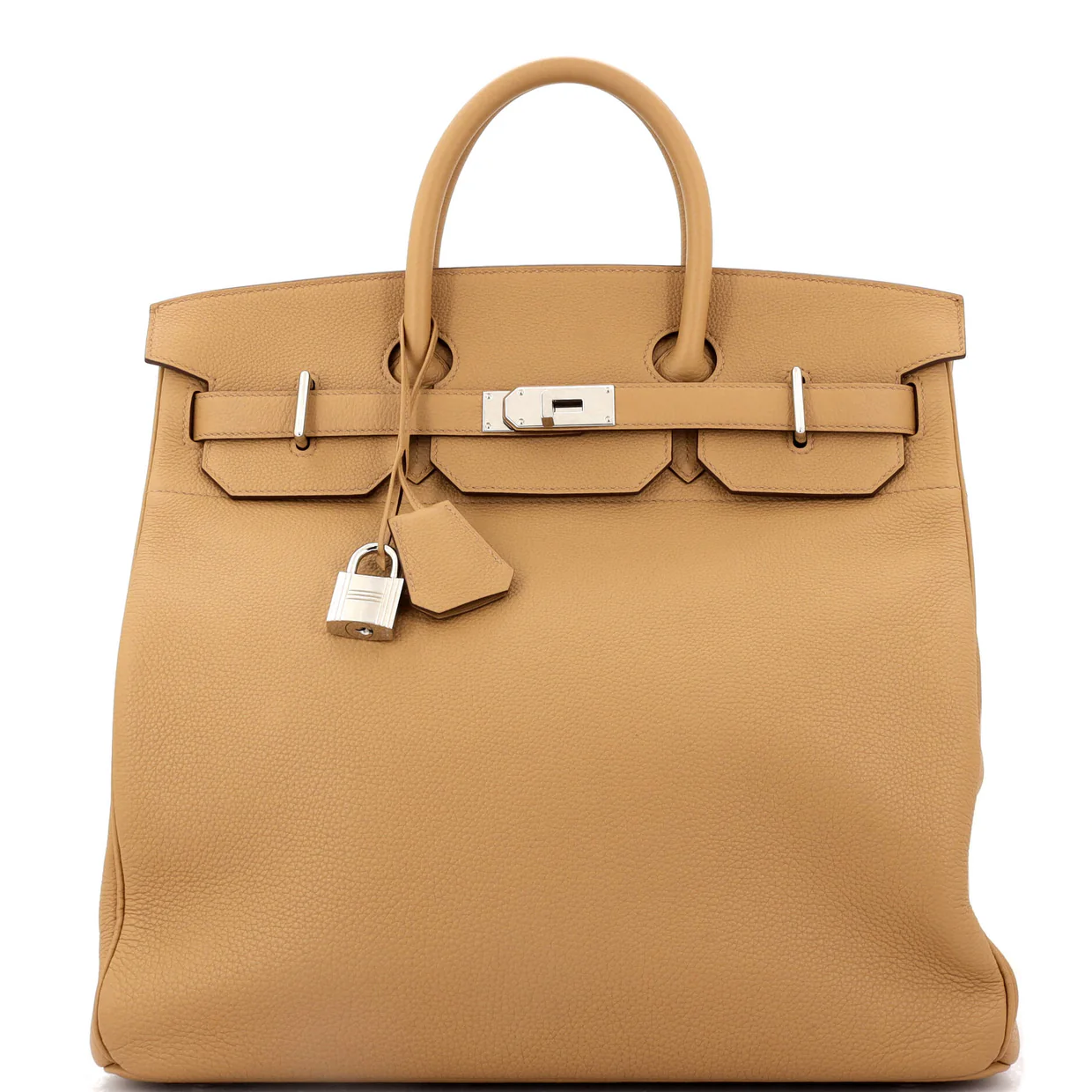 HAC Birkin Bag Brown Togo with Palladium Hardware 40 - Deep Luxury