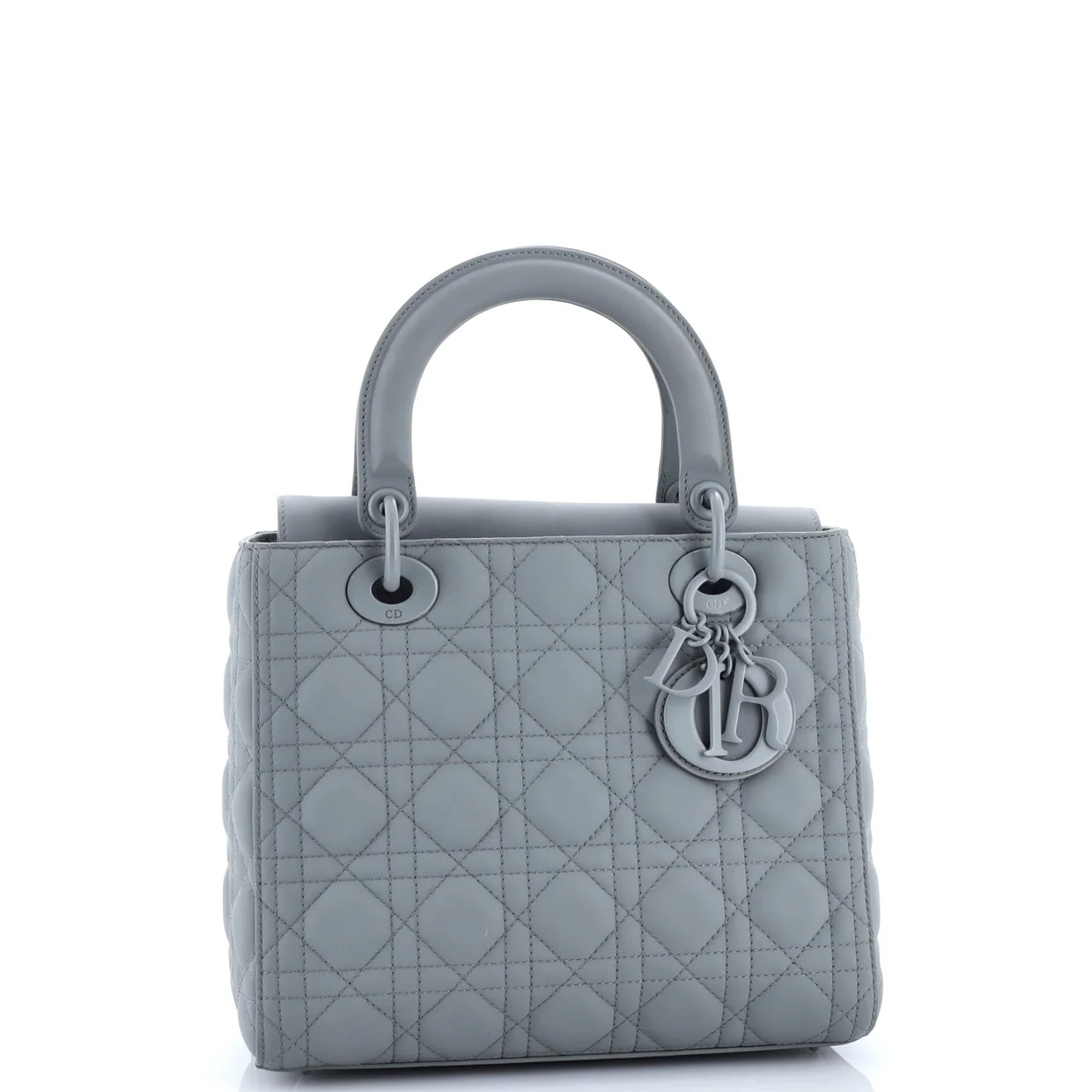 Ultra Matte Lady Dior Bag Cannage Quilt Calfskin Medium - Deep Luxury