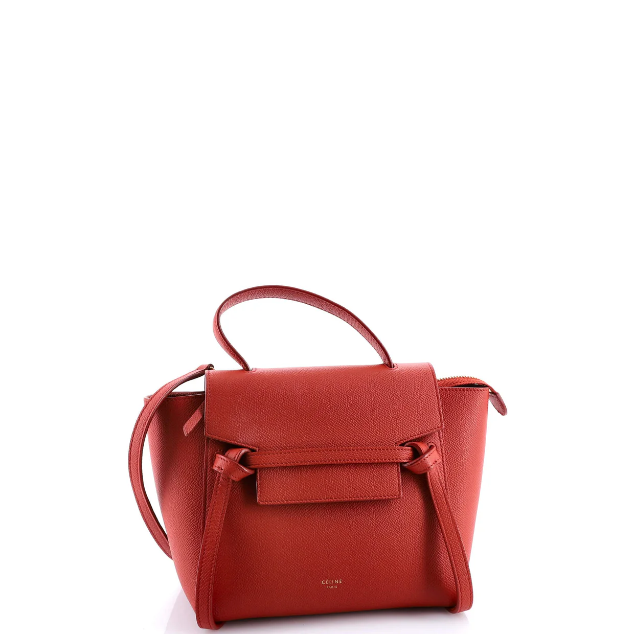 Belt Bag Textured Leather Nano - Deep Luxury