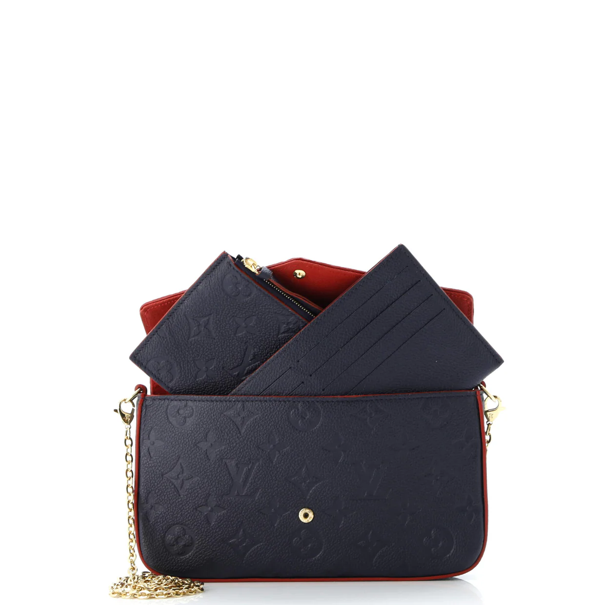 Felicie Pochette Monogram Empreinte Leather - Deep Luxury