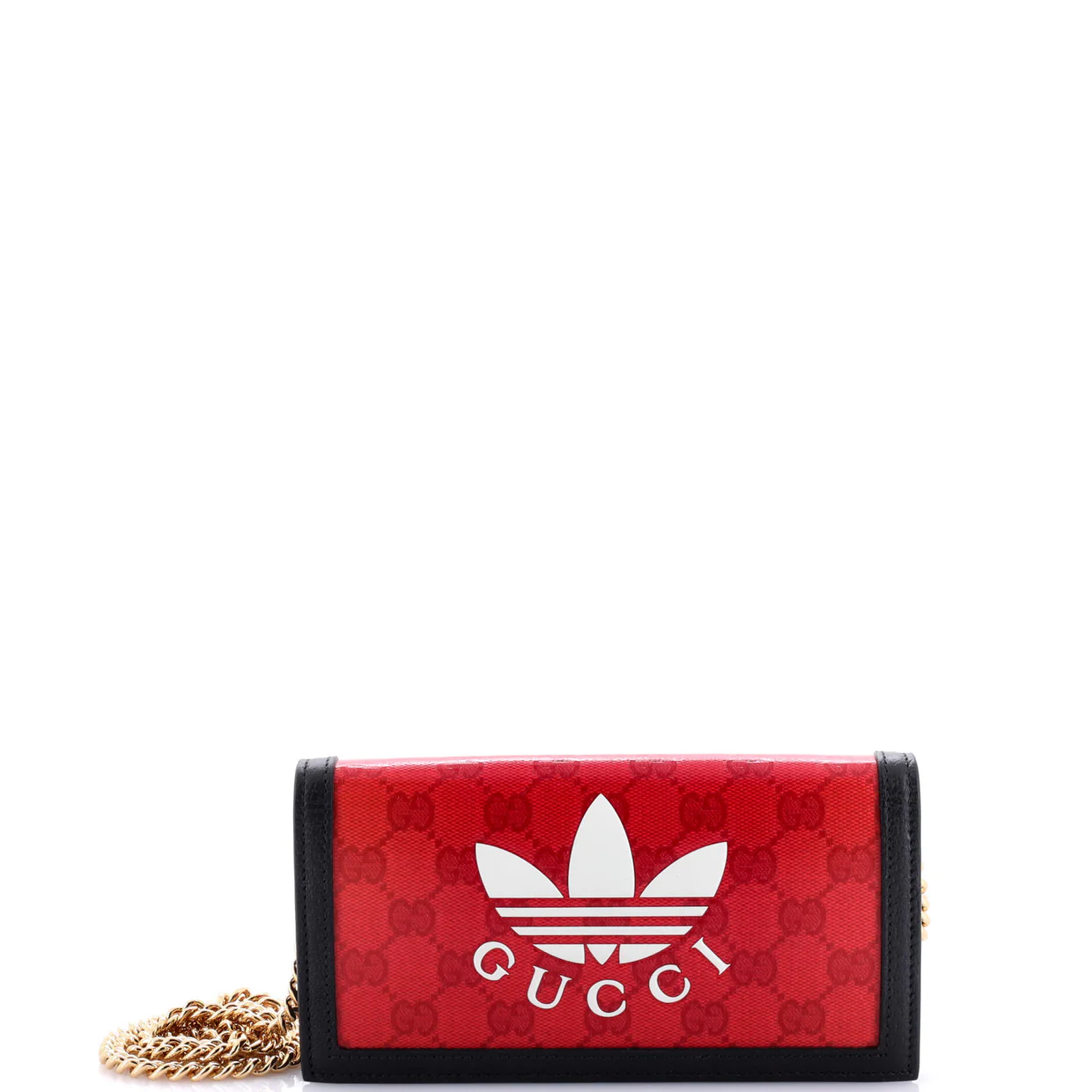 x adidas Wallet on Chain GG Coated Canvas - Deep Luxury