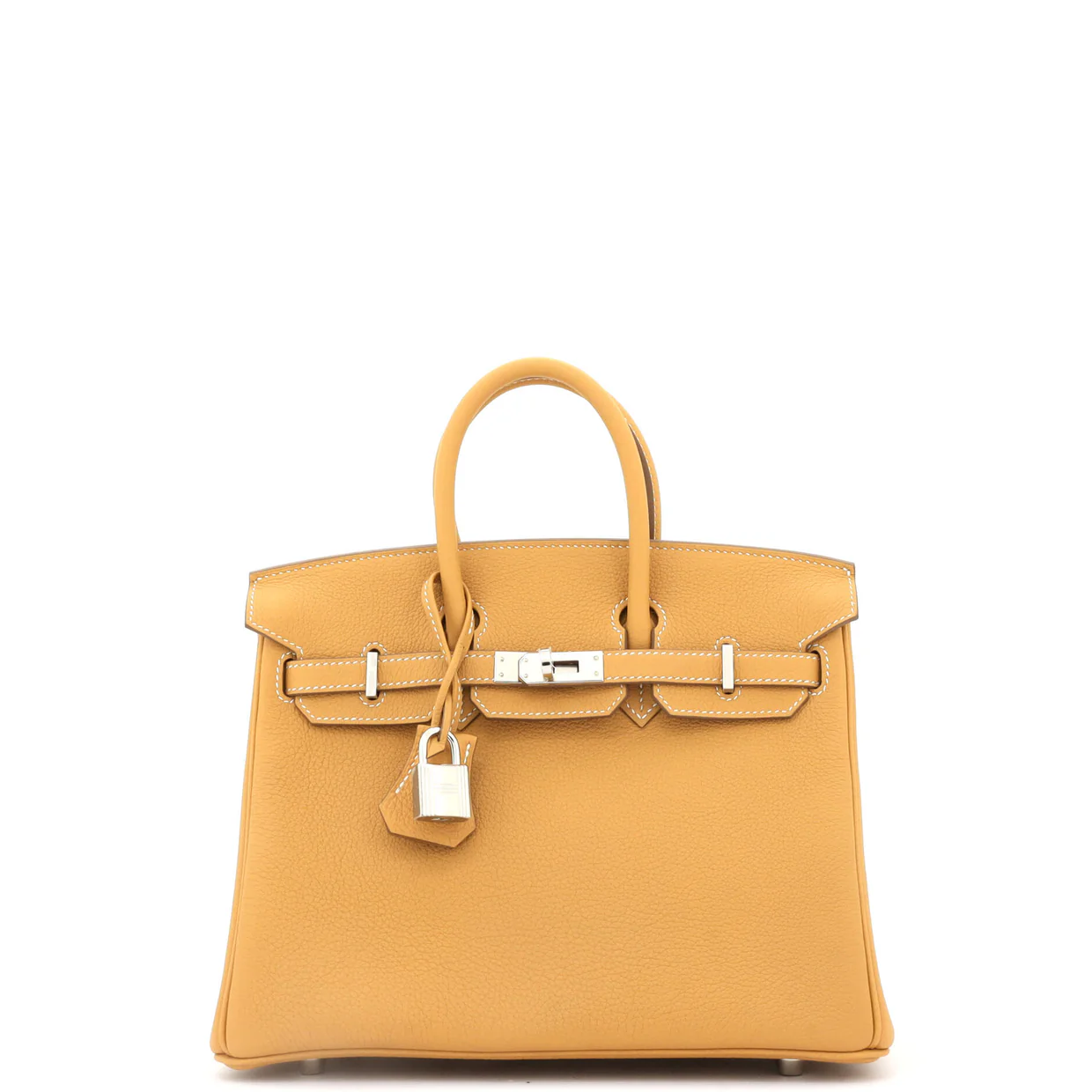 Birkin Handbag Natural Sable Togo with Palladium Hardware 25 - Deep Luxury