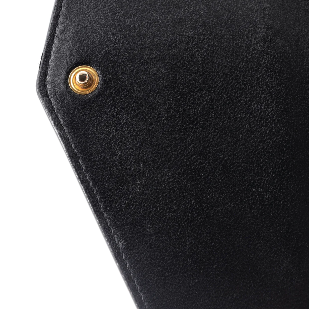 Uptown Chain Wallet Crocodile Embossed Leather - Deep Luxury