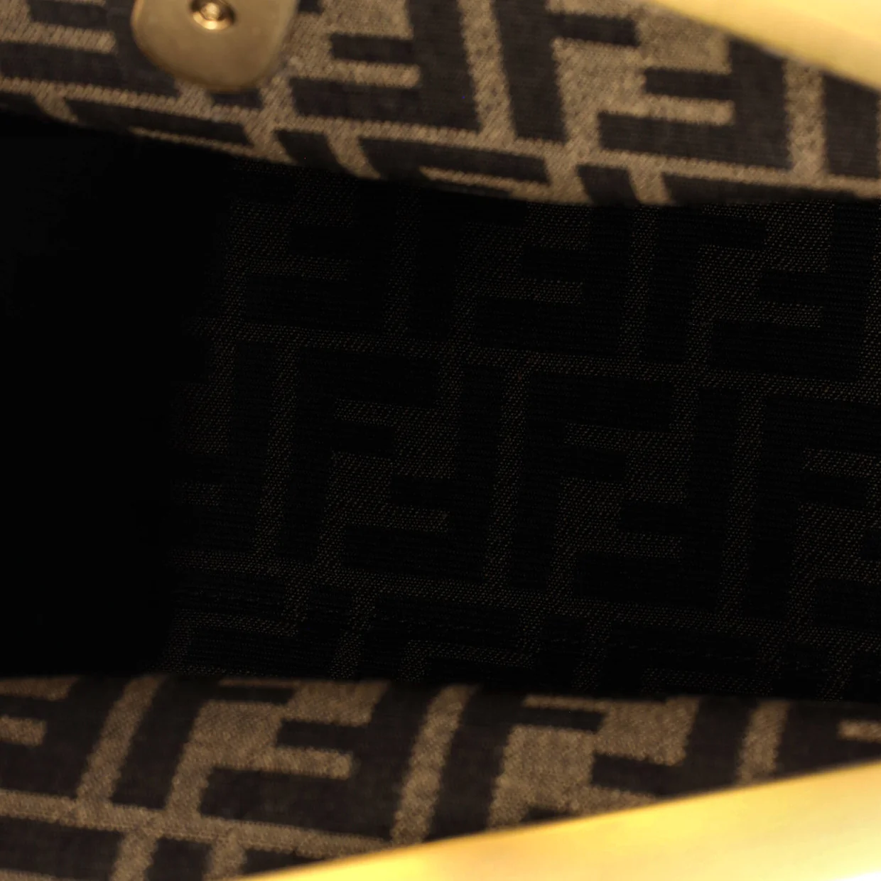 x Versace Fendace First Bag Printed Zucca Silk Medium - Deep Luxury