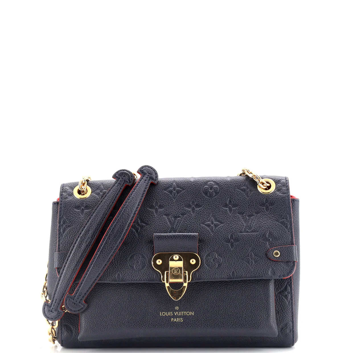 Vavin Handbag Monogram Empreinte Leather PM - Deep Luxury