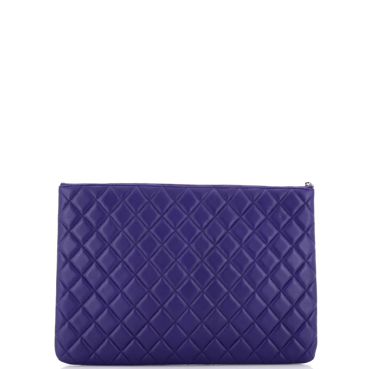 O Case Clutch Quilted Lambskin Large - Deep Luxury