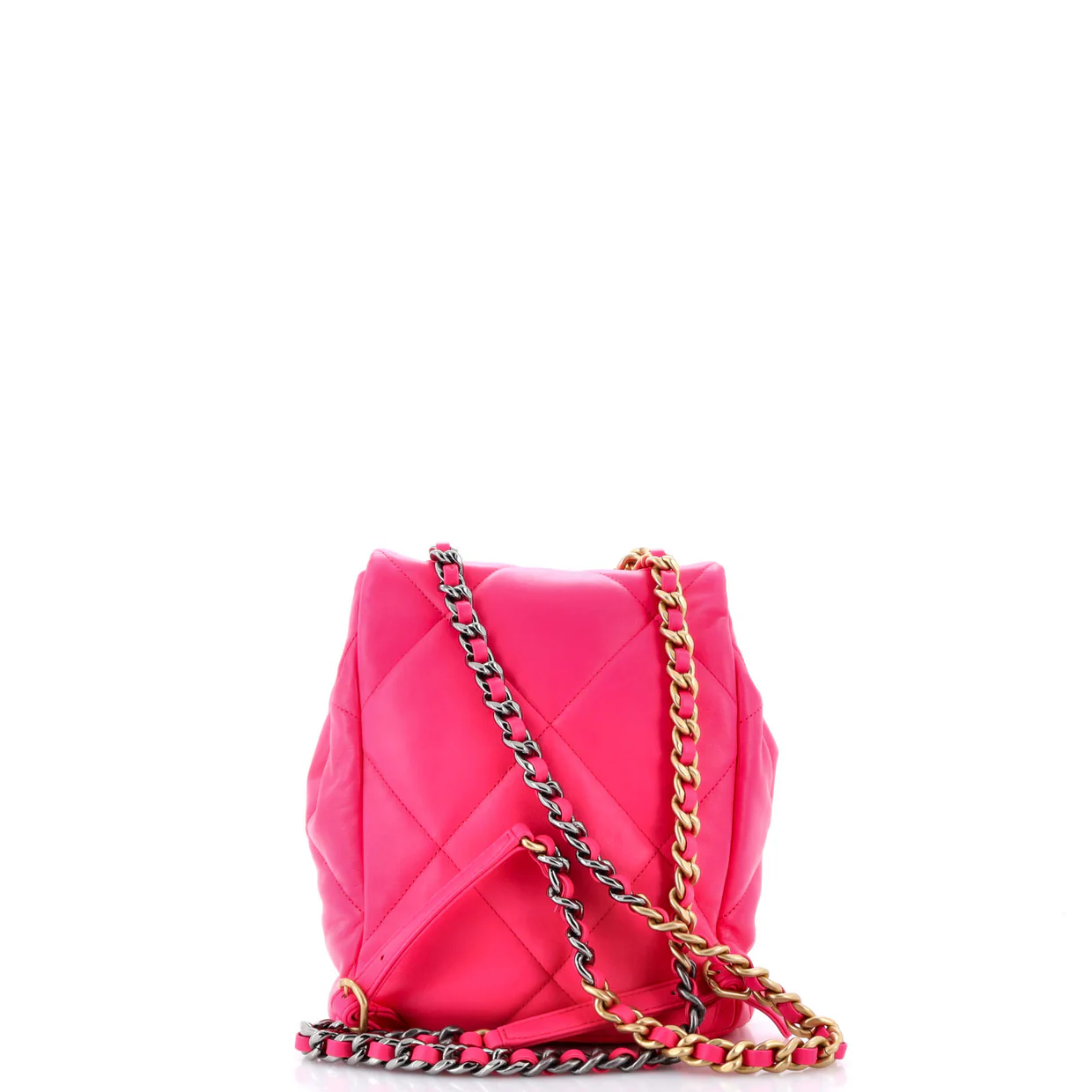 19 Flap Backpack Quilted Lambskin - Deep Luxury