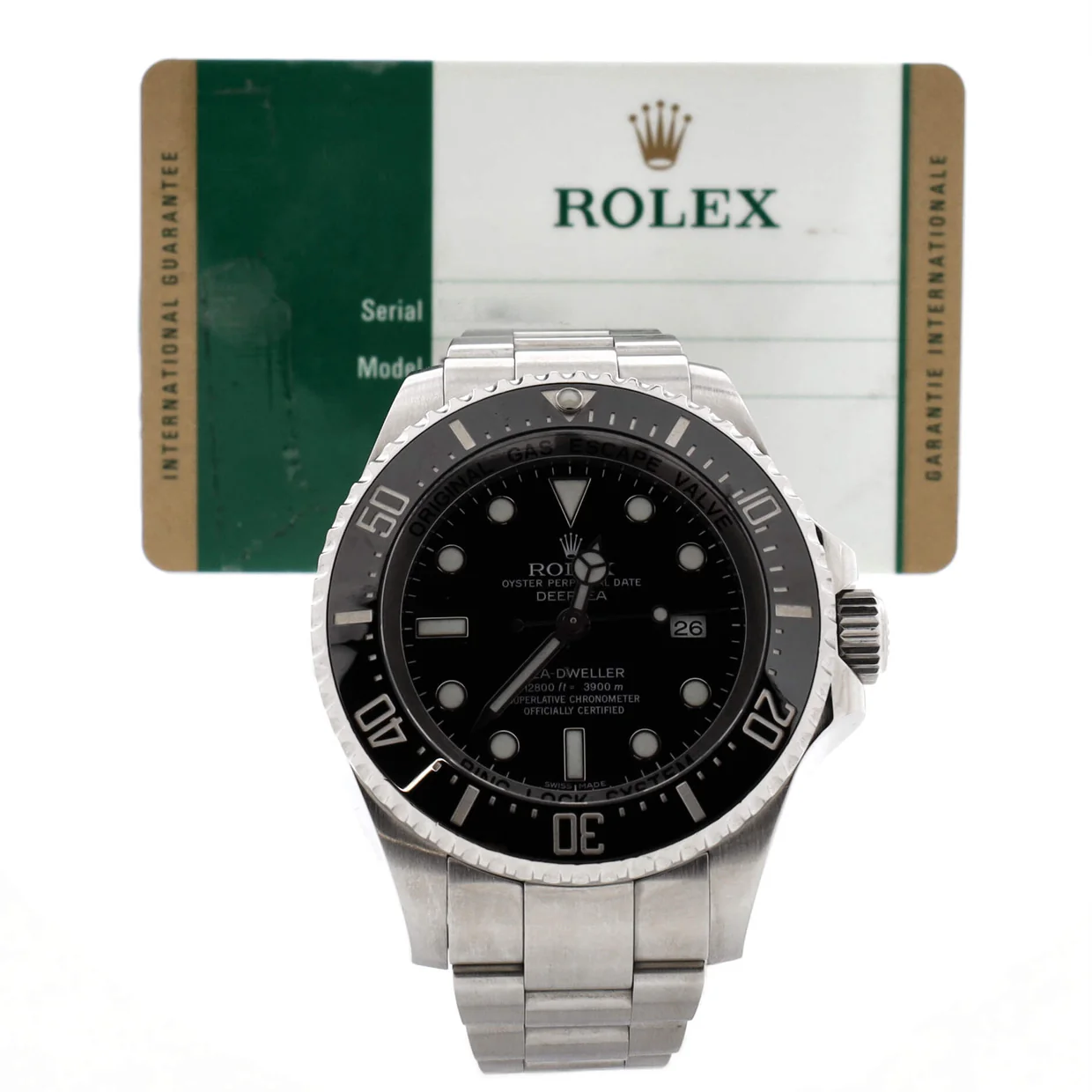 Oyster Perpetual Deepsea Sea-Dweller Automatic Watch Stainless Steel and Cerachrom 44 - Deep Luxury