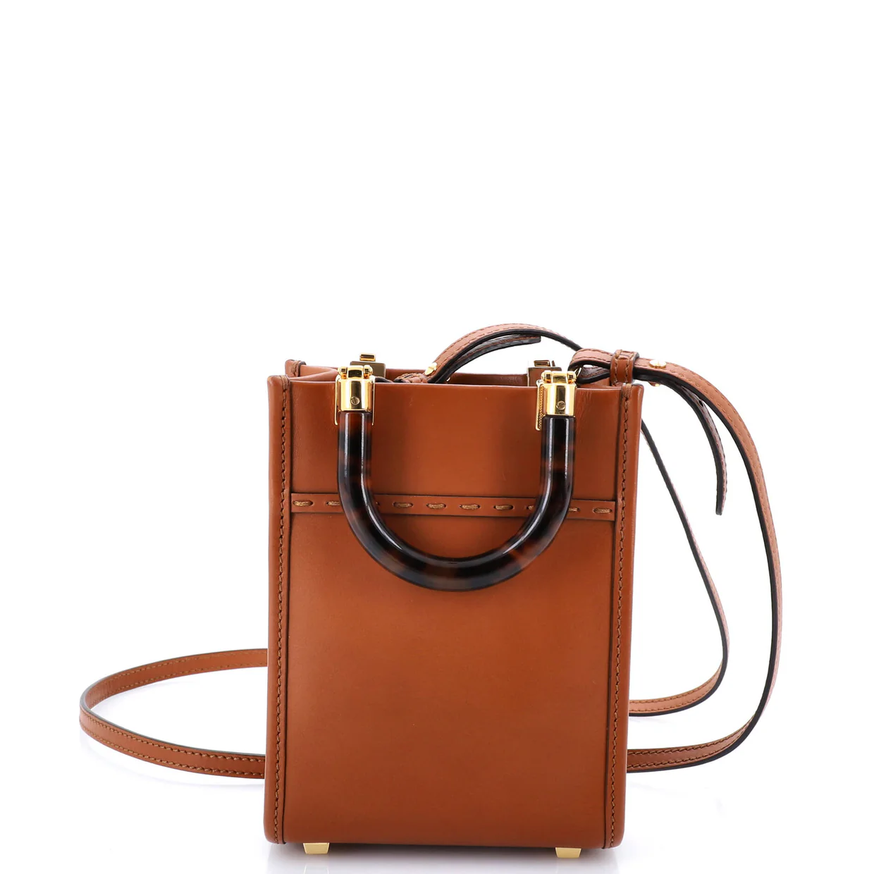 Sunshine Shopper Tote Leather Mini - Deep Luxury