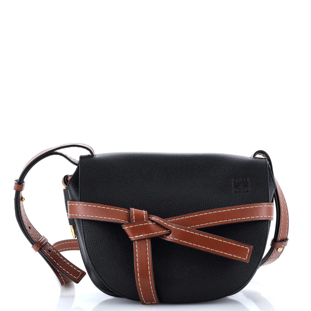 Gate Shoulder Bag Leather Small - Deep Luxury