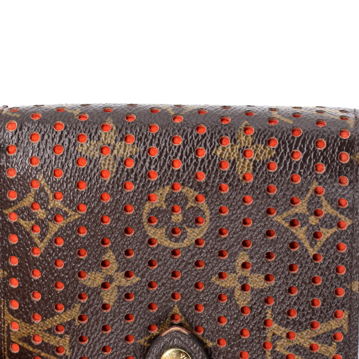 Compact Zip Wallet Perforated Monogram Canvas - Deep Luxury