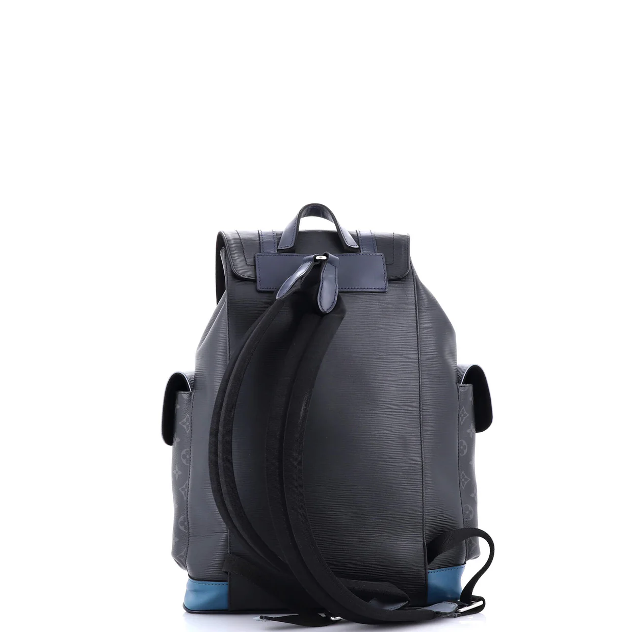 Christopher Backpack Epi Leather with Monogram Eclipse Canvas PM - Deep Luxury