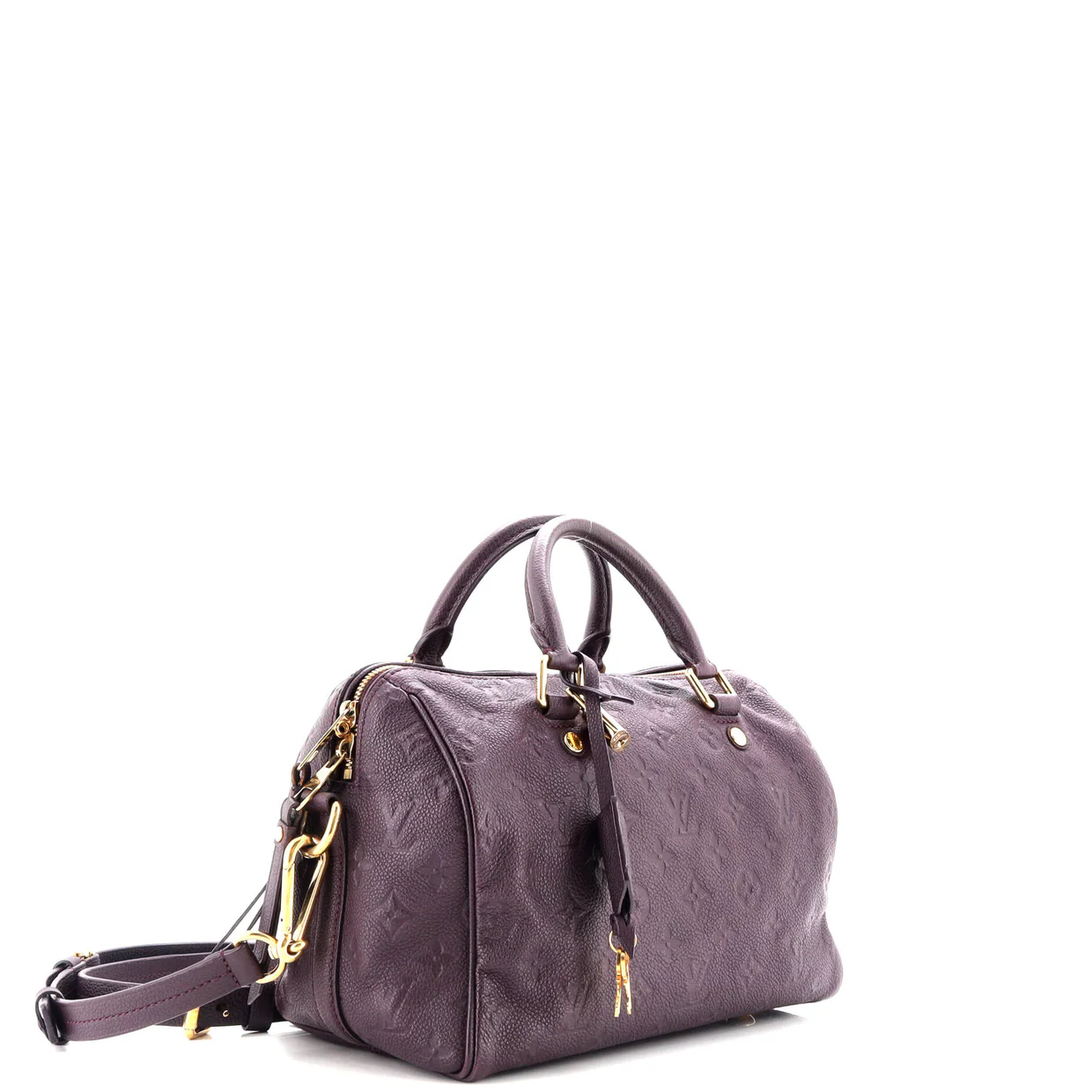 Speedy Bandouliere Bag Monogram Empreinte Leather 25 - Deep Luxury