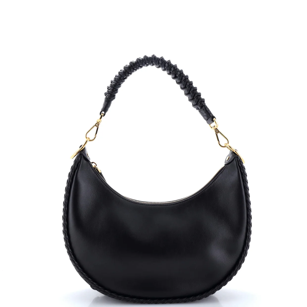 Fendigraphy Bag Whipstitch Leather Small - Deep Luxury