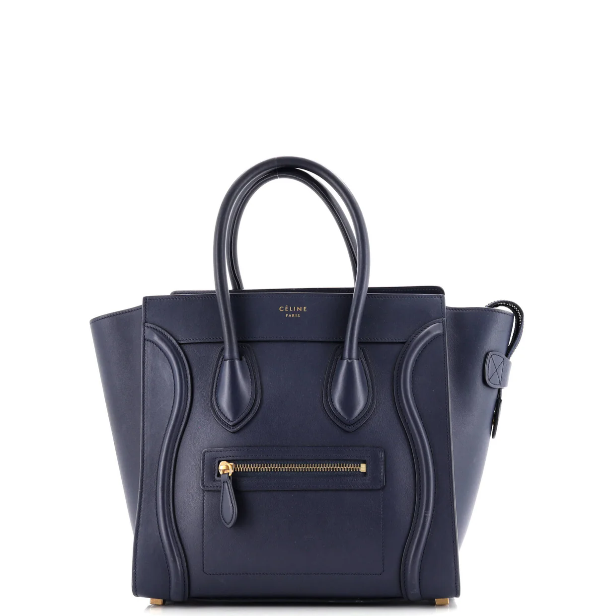 Luggage Bag Smooth Leather Micro - Deep Luxury