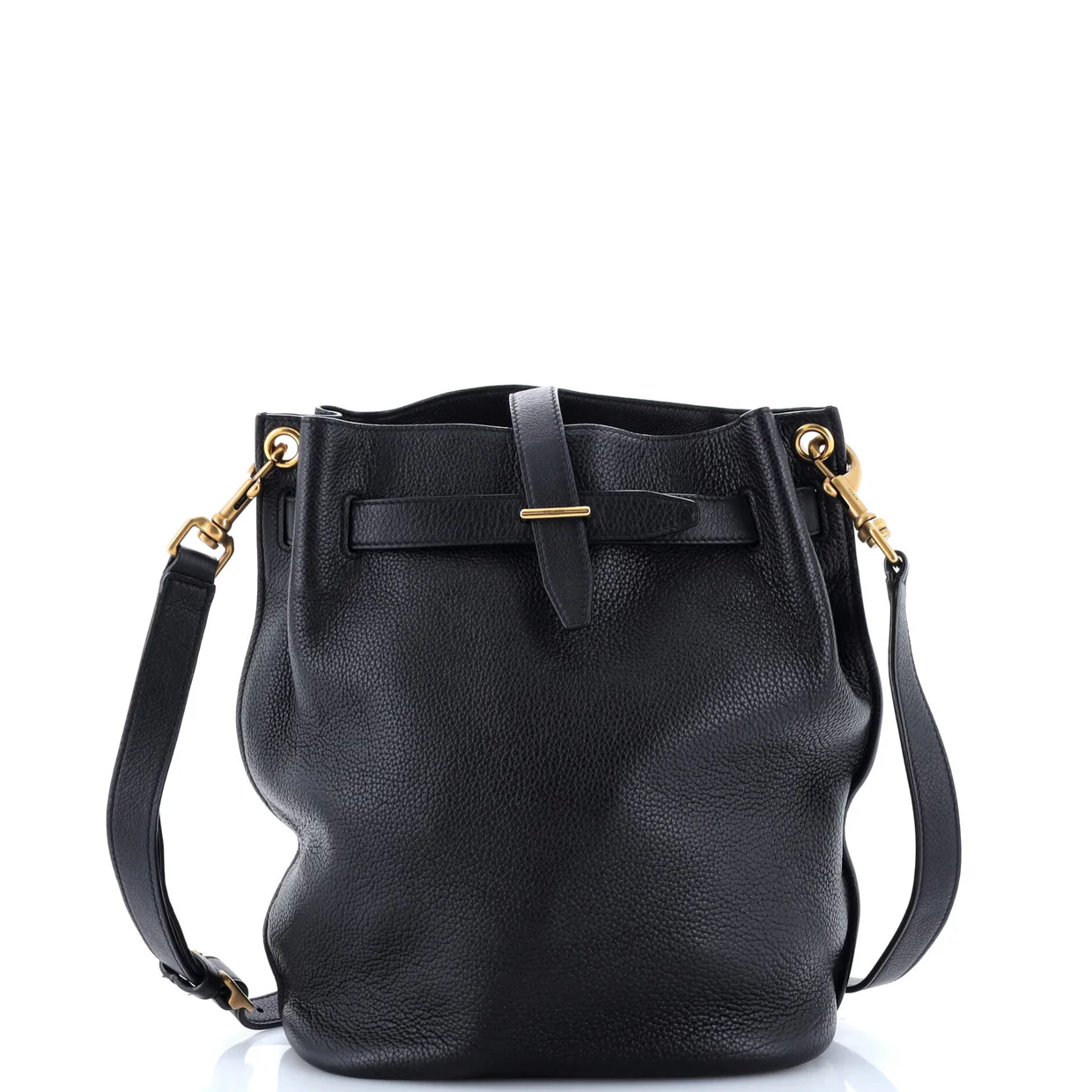 Boucle Bucket Bag Leather - Deep Luxury