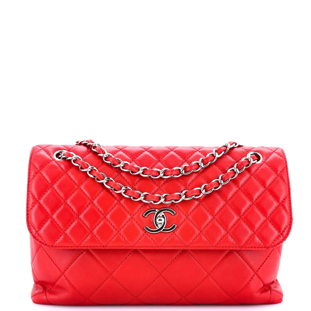 In The Business Flap Bag Quilted Calfskin Maxi - Deep Luxury