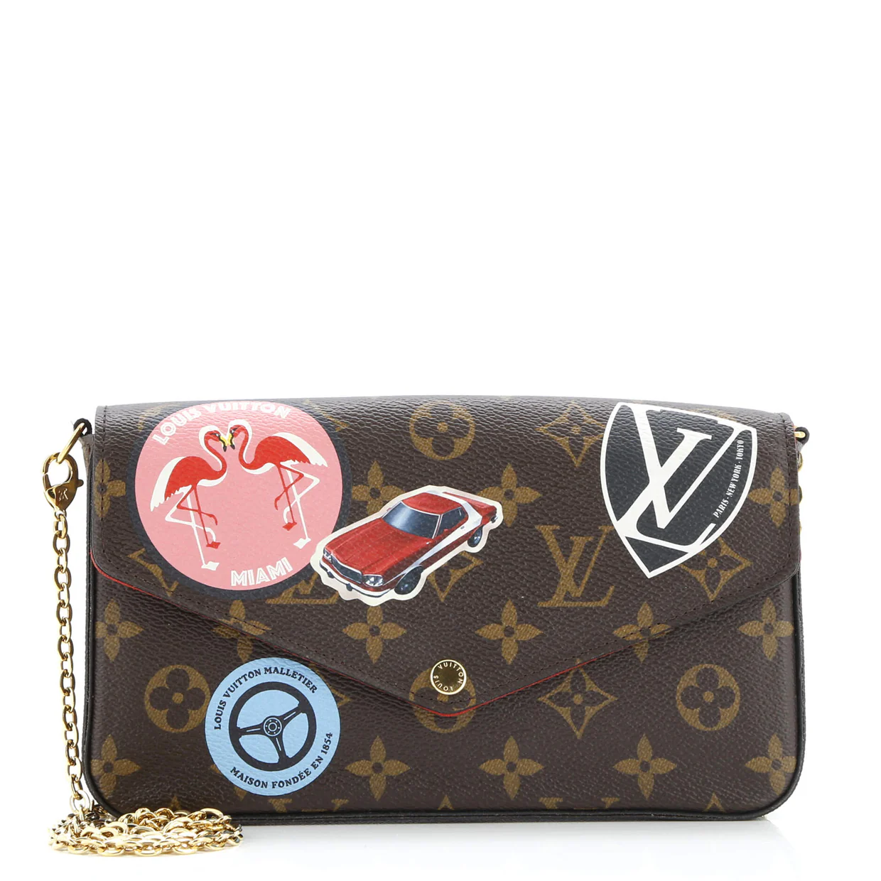 Felicie Pochette Limited Edition Monogram Canvas - Deep Luxury