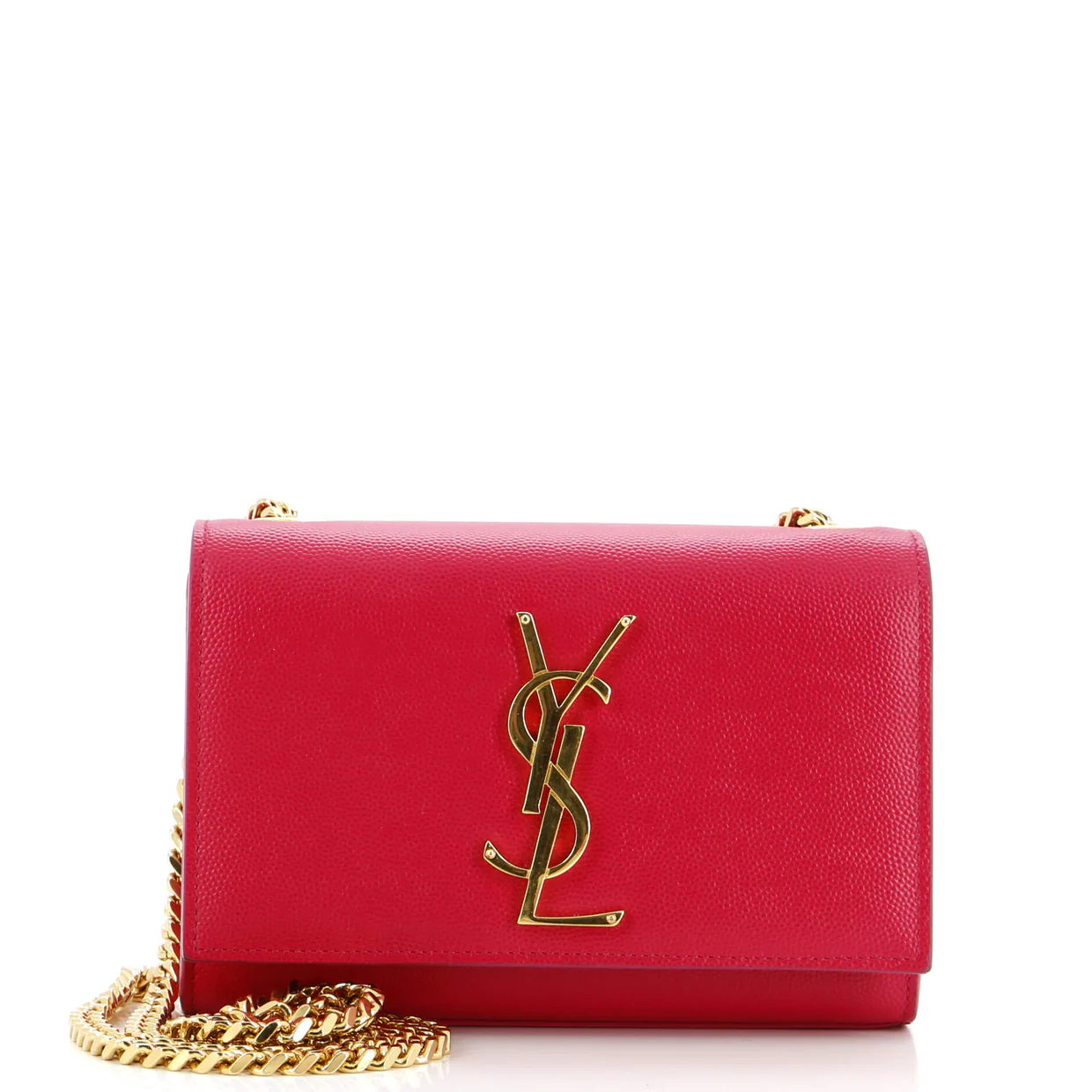 Classic Monogram Crossbody Bag Grainy Leather Small - Deep Luxury