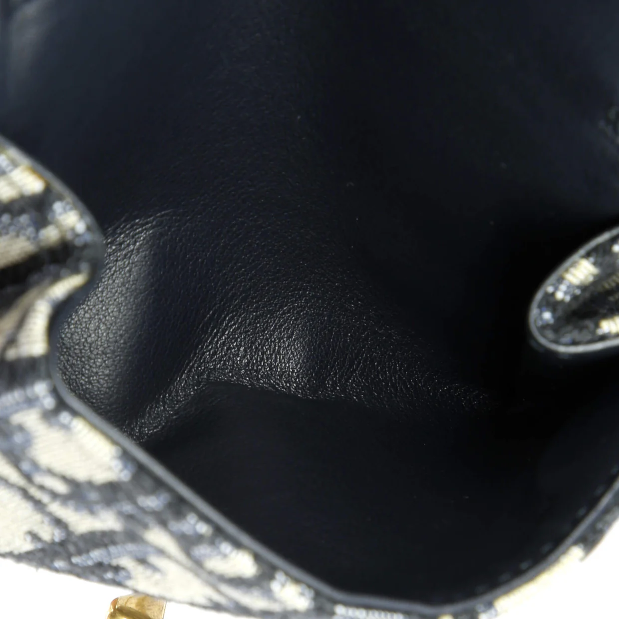 Saddle Nano Pouch Oblique Canvas - Deep Luxury