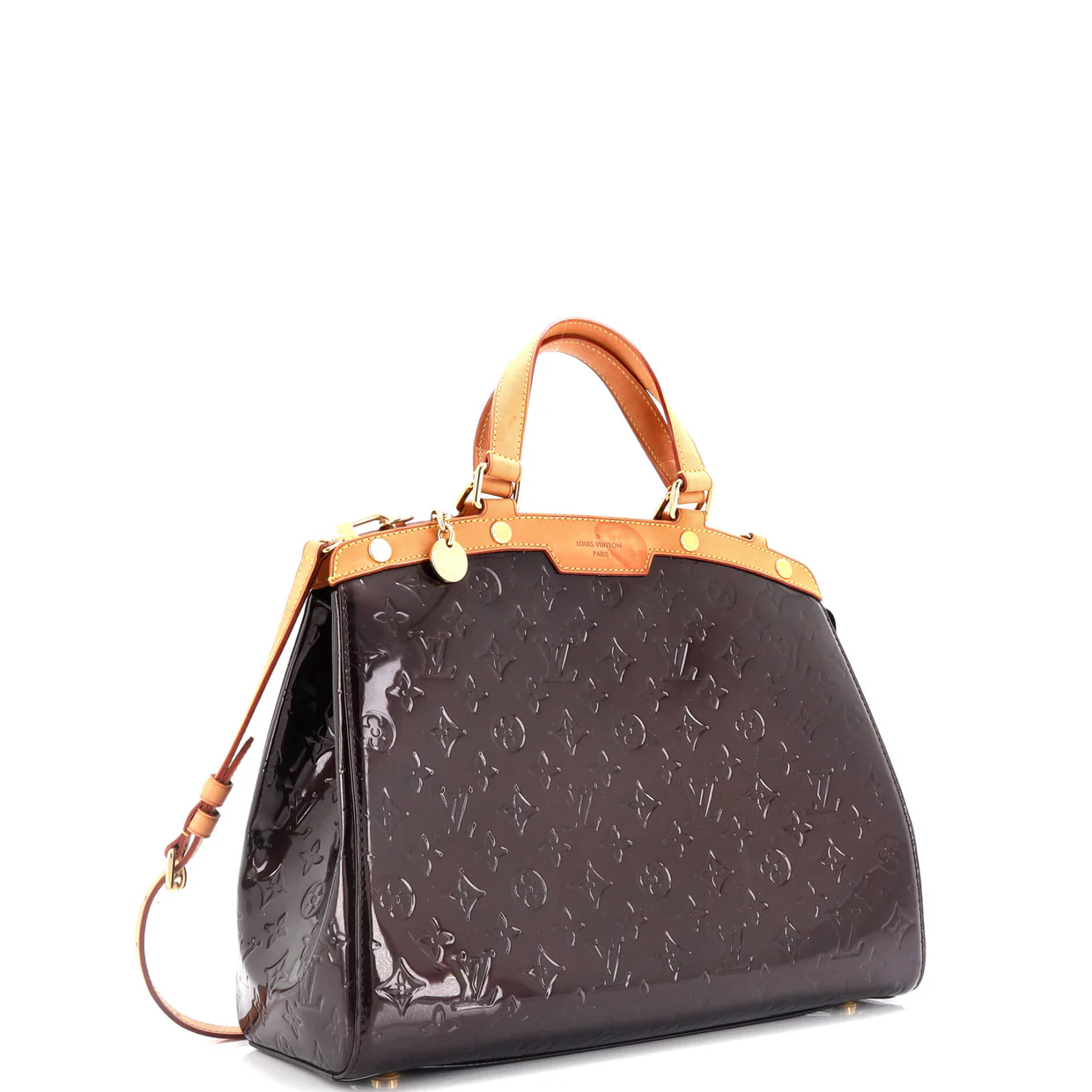 Brea Handbag Monogram Vernis GM - Deep Luxury