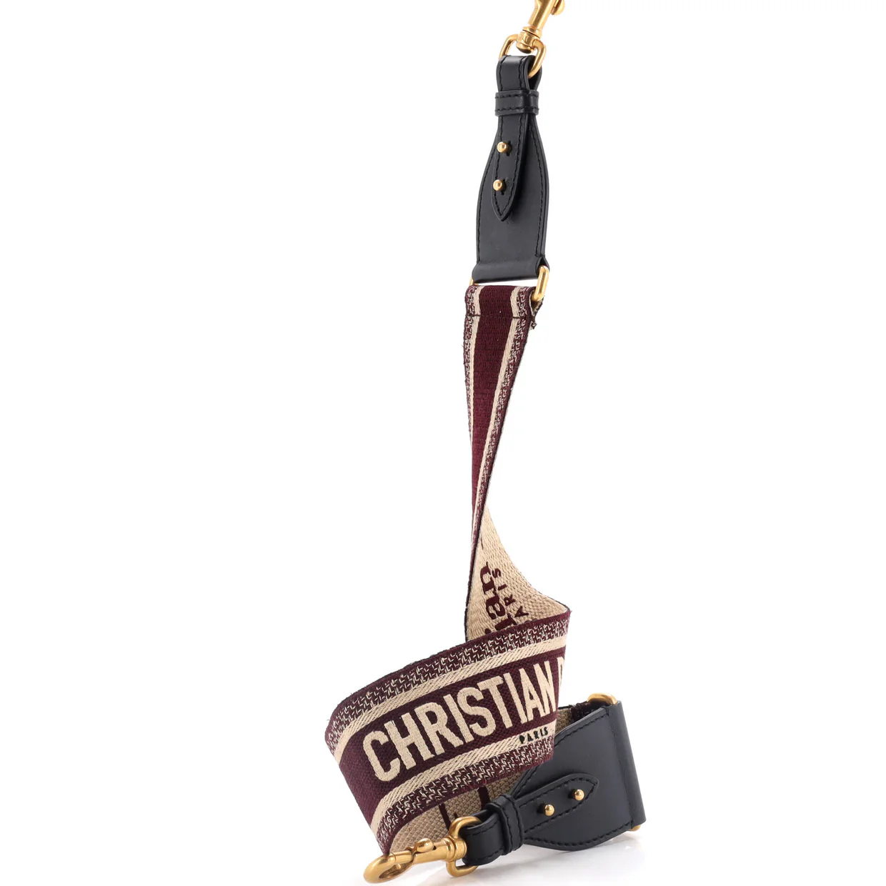 Logo Shoulder Strap Embroidered Canvas - Deep Luxury
