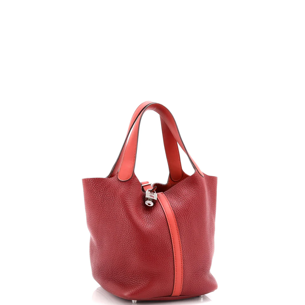 Bicolor Picotin Lock Bag Clemence with Swift MM - Deep Luxury