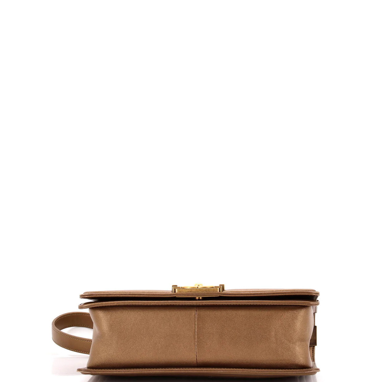 Boy Flap Bag Quilted Metallic Calfskin Old Medium - Deep Luxury