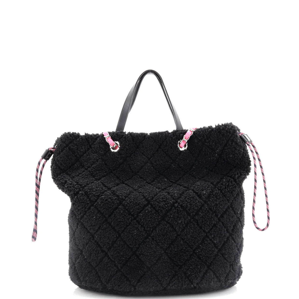 Coco Neige Shopping Tote Quilted Shearling Large - Deep Luxury