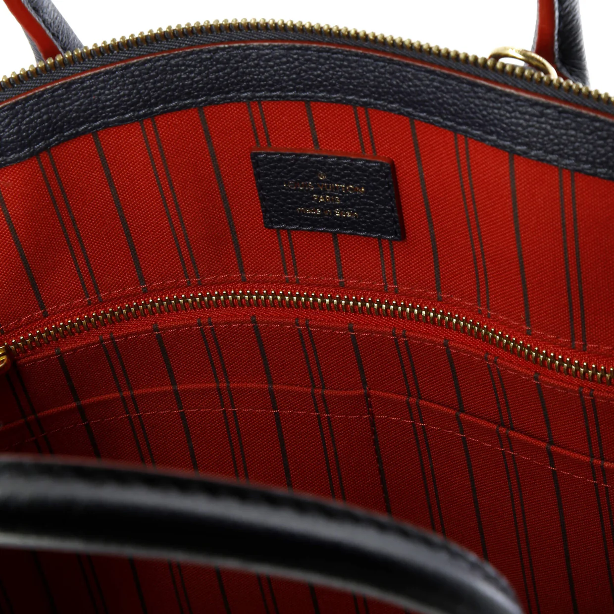 Pont Neuf Handbag Monogram Empreinte Leather MM - Deep Luxury