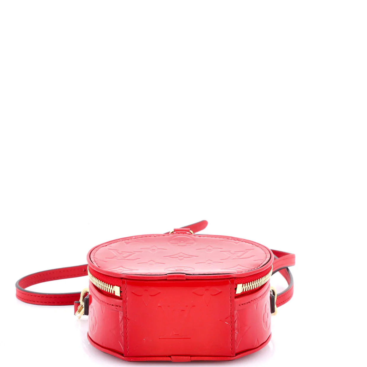 Mini Boite Chapeau Bag Monogram Vernis - Deep Luxury