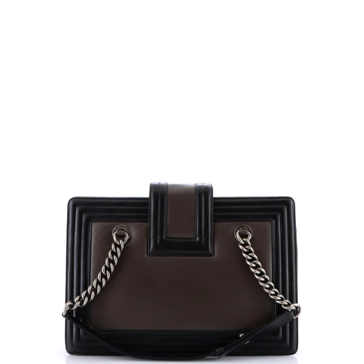 Boy Tote Glazed Calfskin Small - Deep Luxury