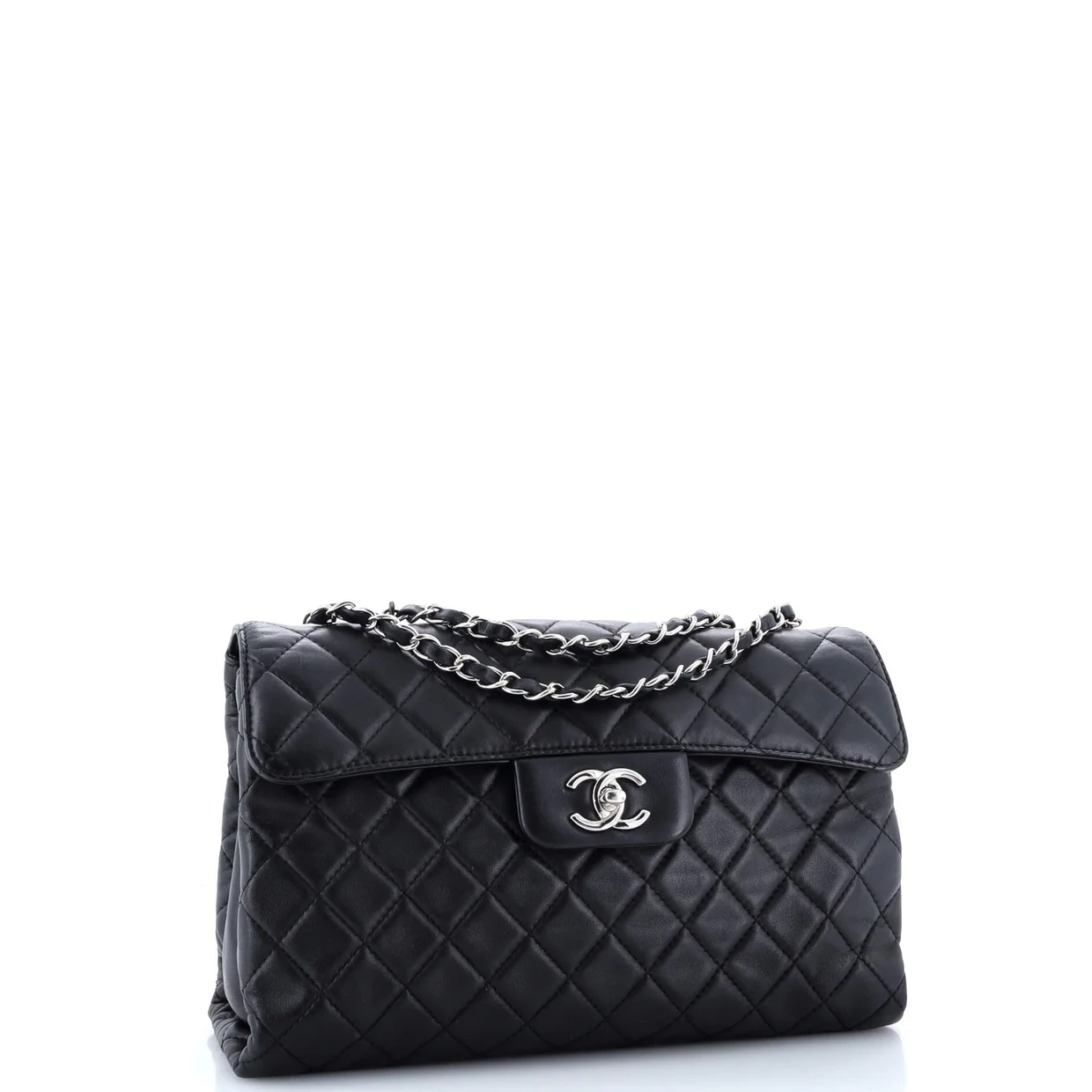 Classic Soft Flap Bag Quilted Lambskin Jumbo - Deep Luxury