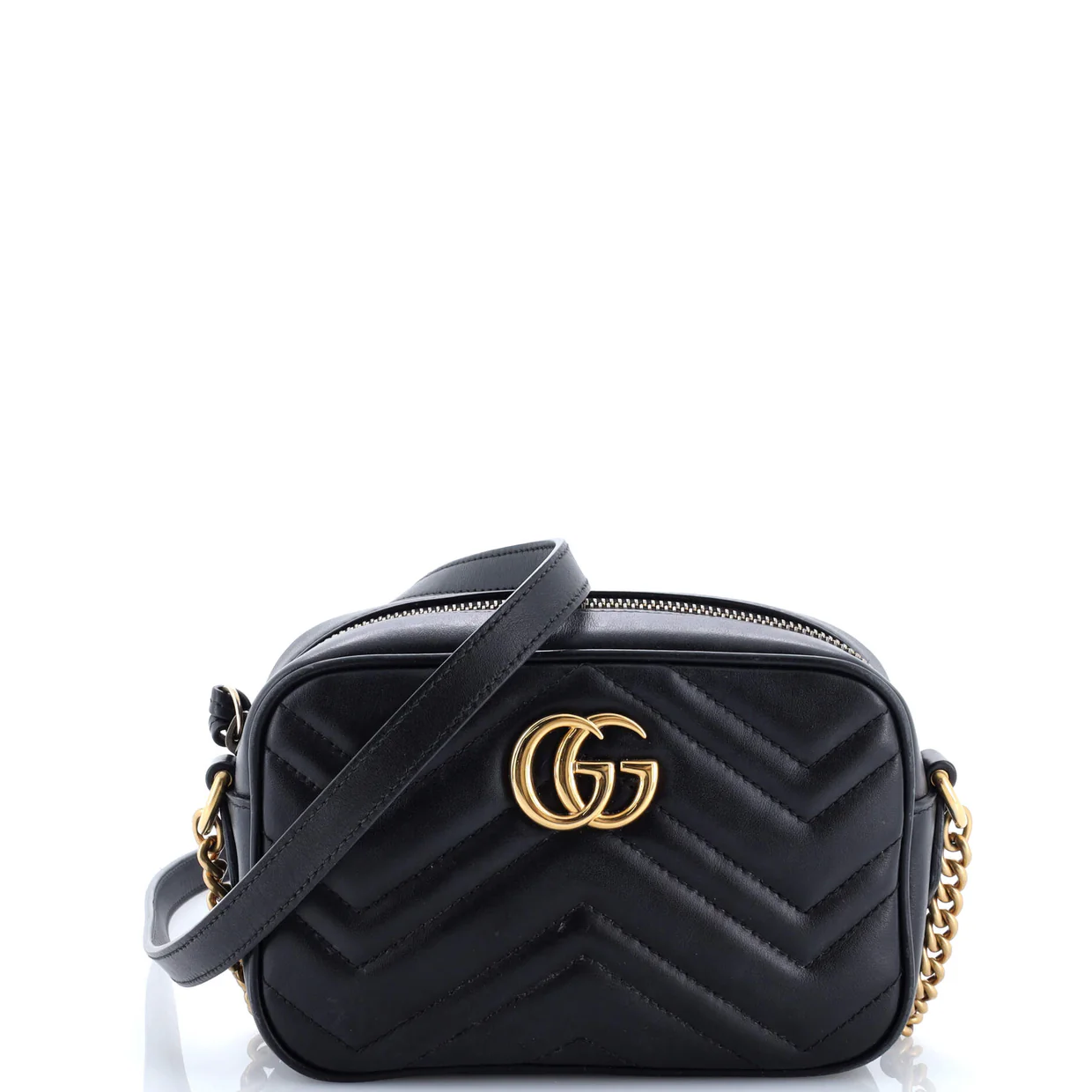 GG Marmont Shoulder Bag Matelasse Leather Mini - Deep Luxury
