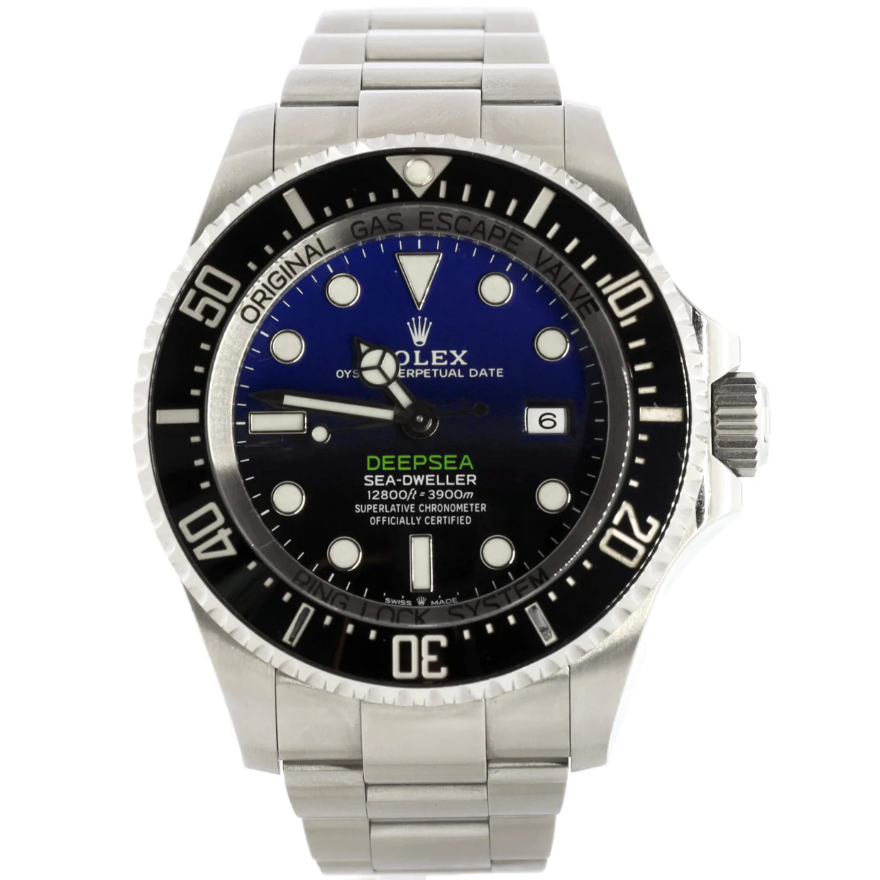 Oyster Perpetual Deepsea Sea-Dweller James Cameron Automatic Watch Stainless Steel and Cerachrom 44 - Deep Luxury