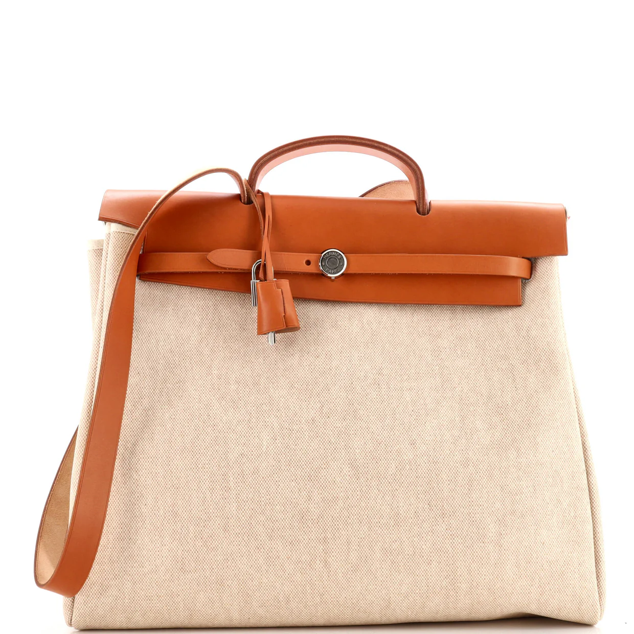 Herbag Toile and Leather MM - Deep Luxury