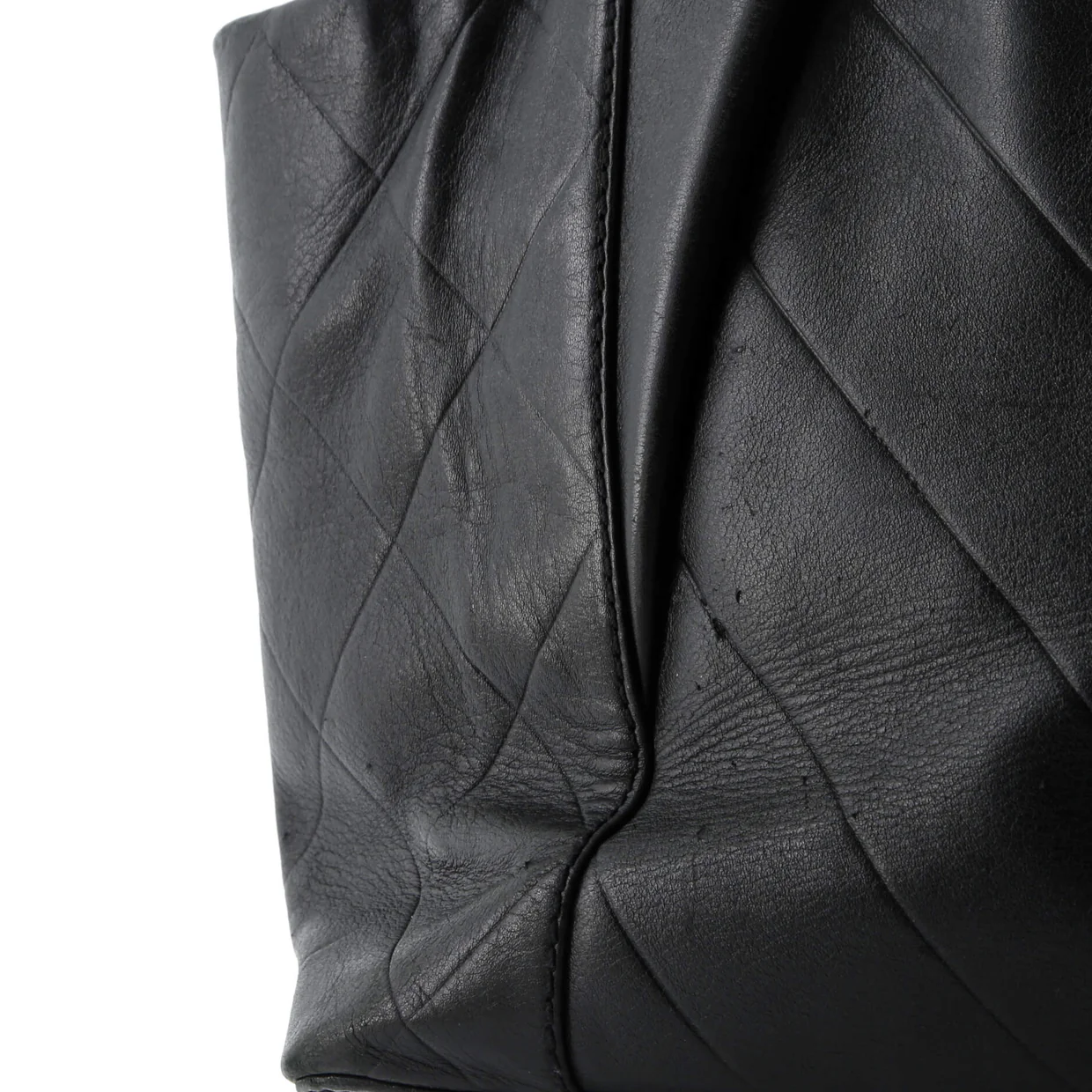 All Day Long Tote Chevron Leather Medium - Deep Luxury