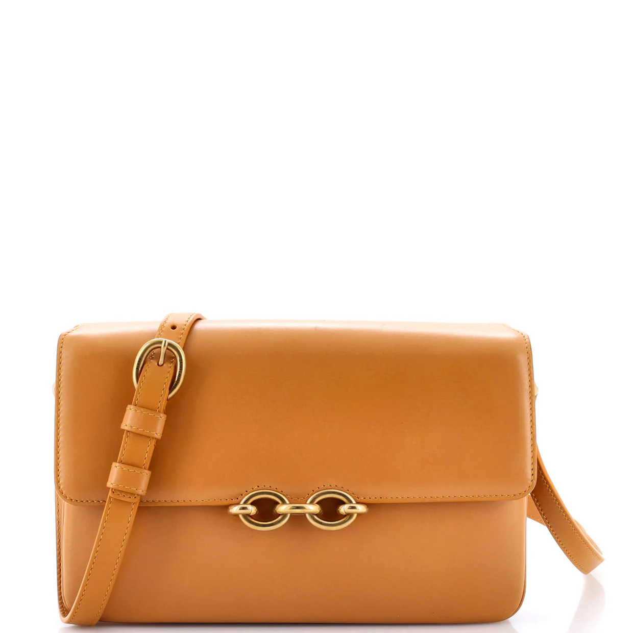 Le Maillon Shoulder Bag Leather Medium - Deep Luxury