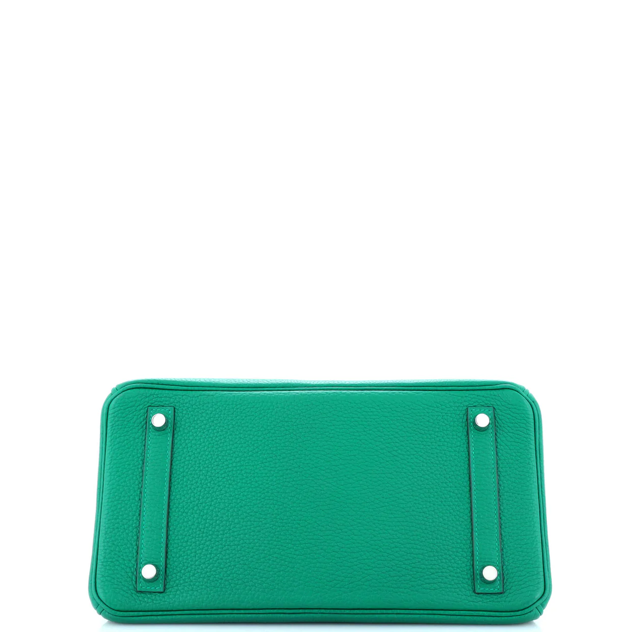 Birkin Handbag Vert Vertigo Clemence with Palladium Hardware 30 - Deep Luxury