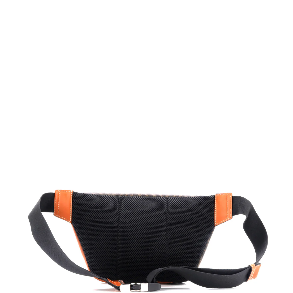 Zip Belt Bag Zucca Coated Canvas and Leather - Deep Luxury