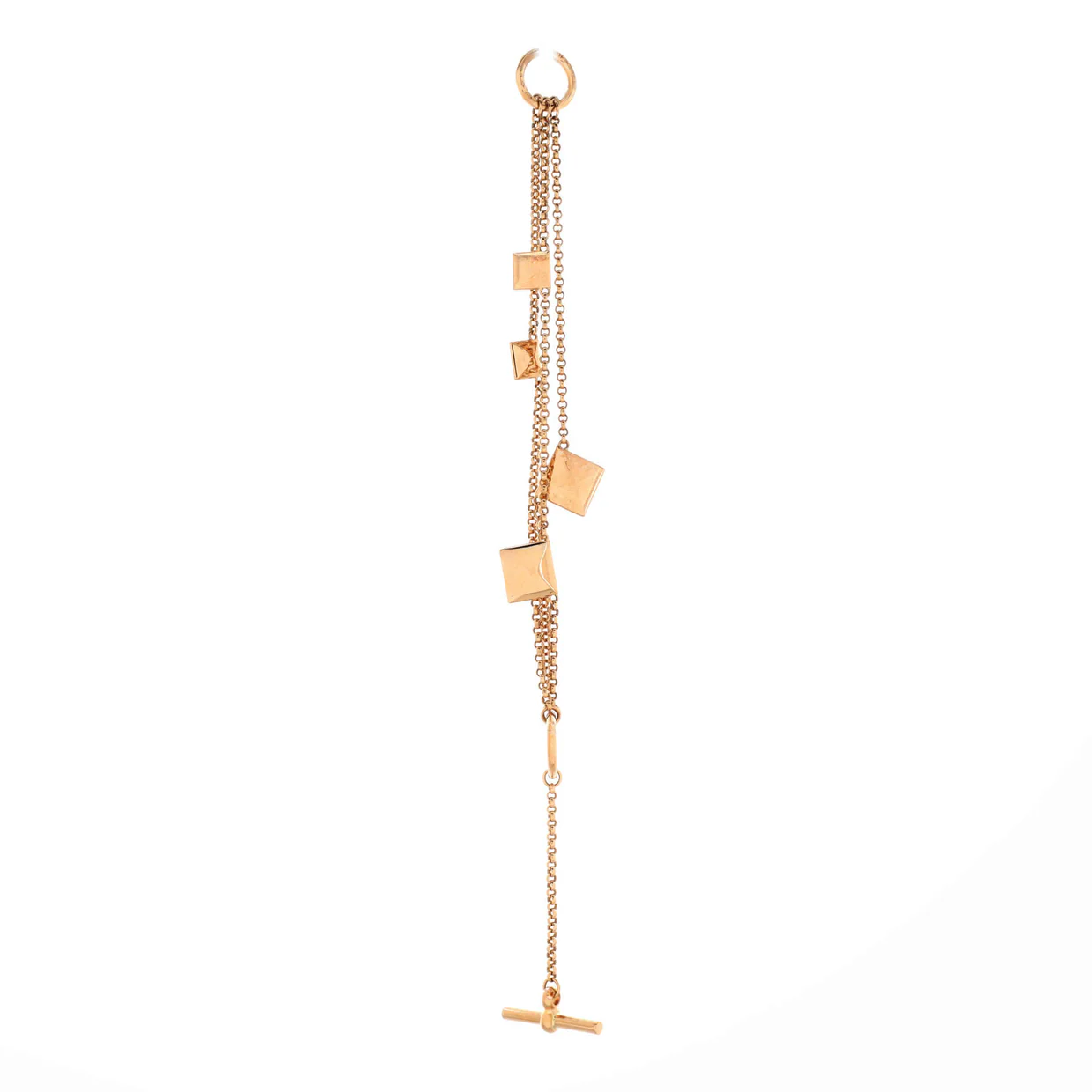 Hermès Clou d'H Multi Chain Bracelet 18K Rose Gold - Deep Luxury