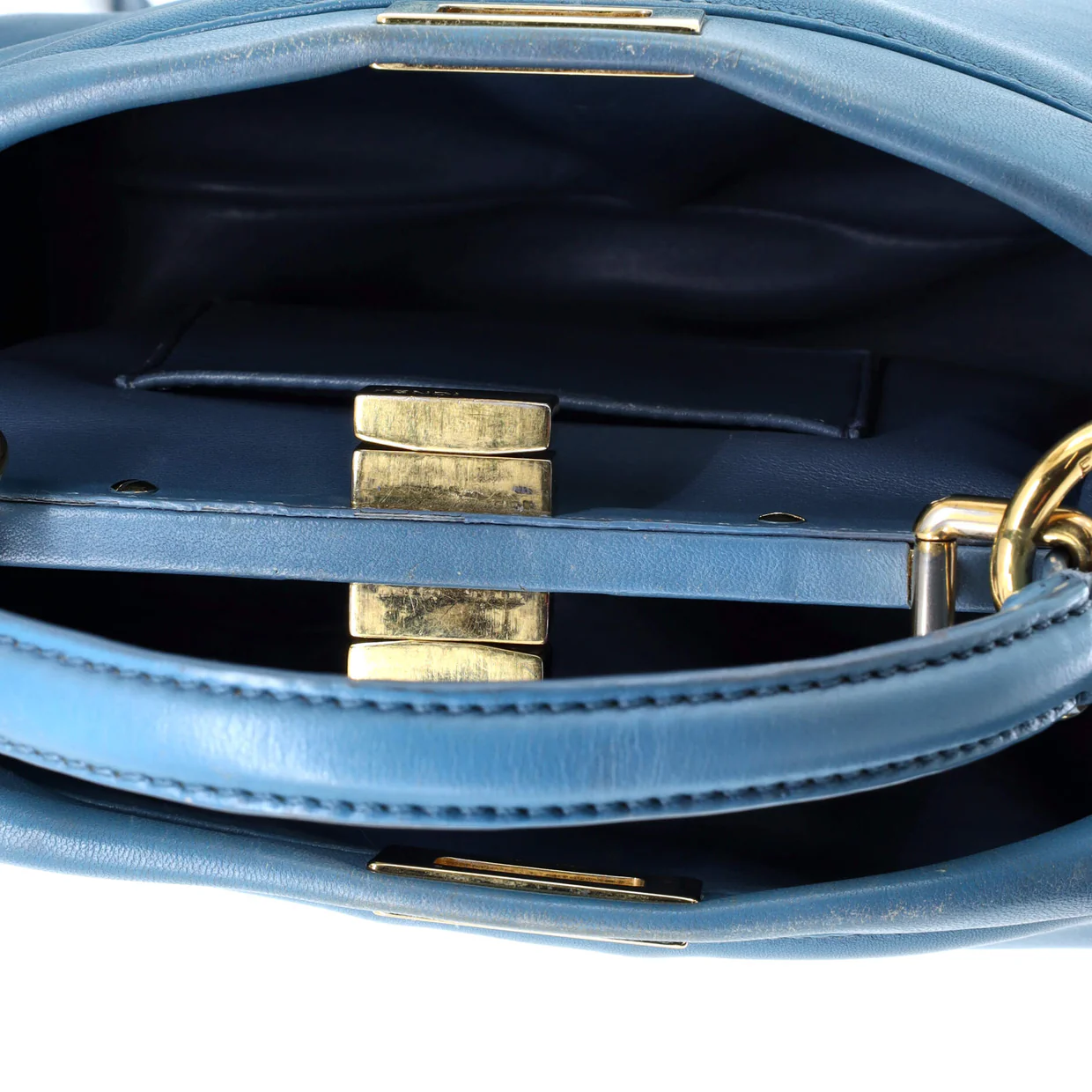 Peekaboo Bag Leather Mini - Deep Luxury