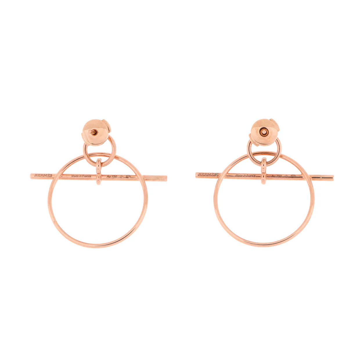 Loop Earrings 18K Rose Gold Small - Deep Luxury