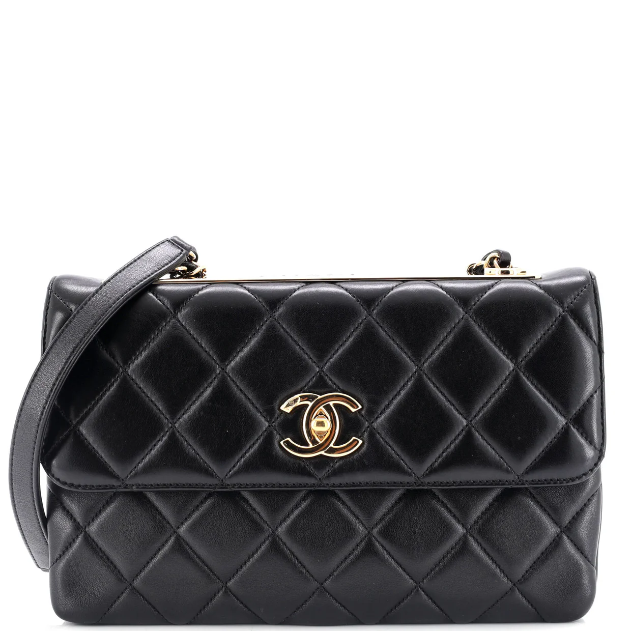 Trendy CC Flap Bag Quilted Lambskin Medium - Deep Luxury
