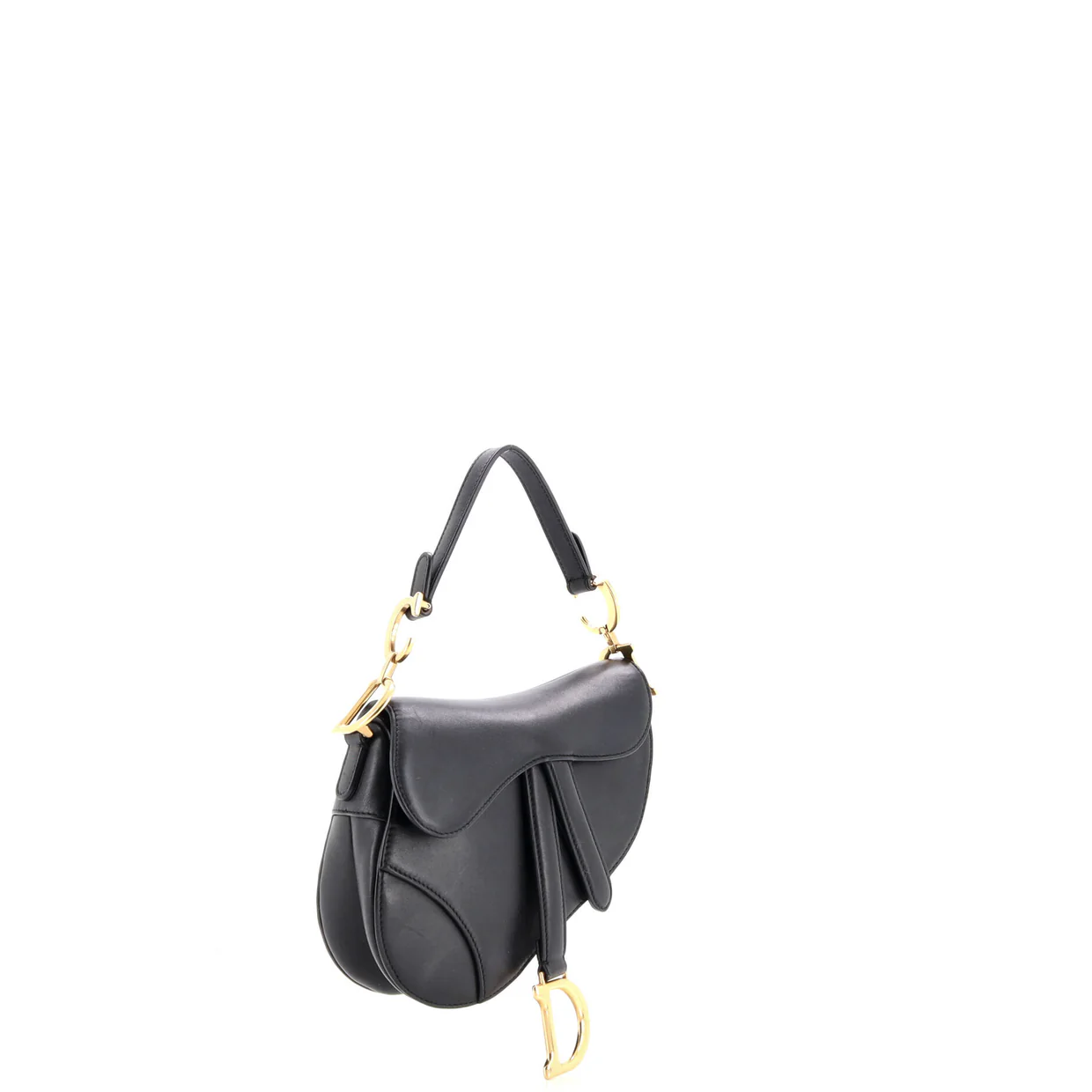 Saddle Handbag Leather Micro - Deep Luxury